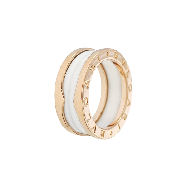 B.ZERO1 18k Rose Gold Ring EU 53