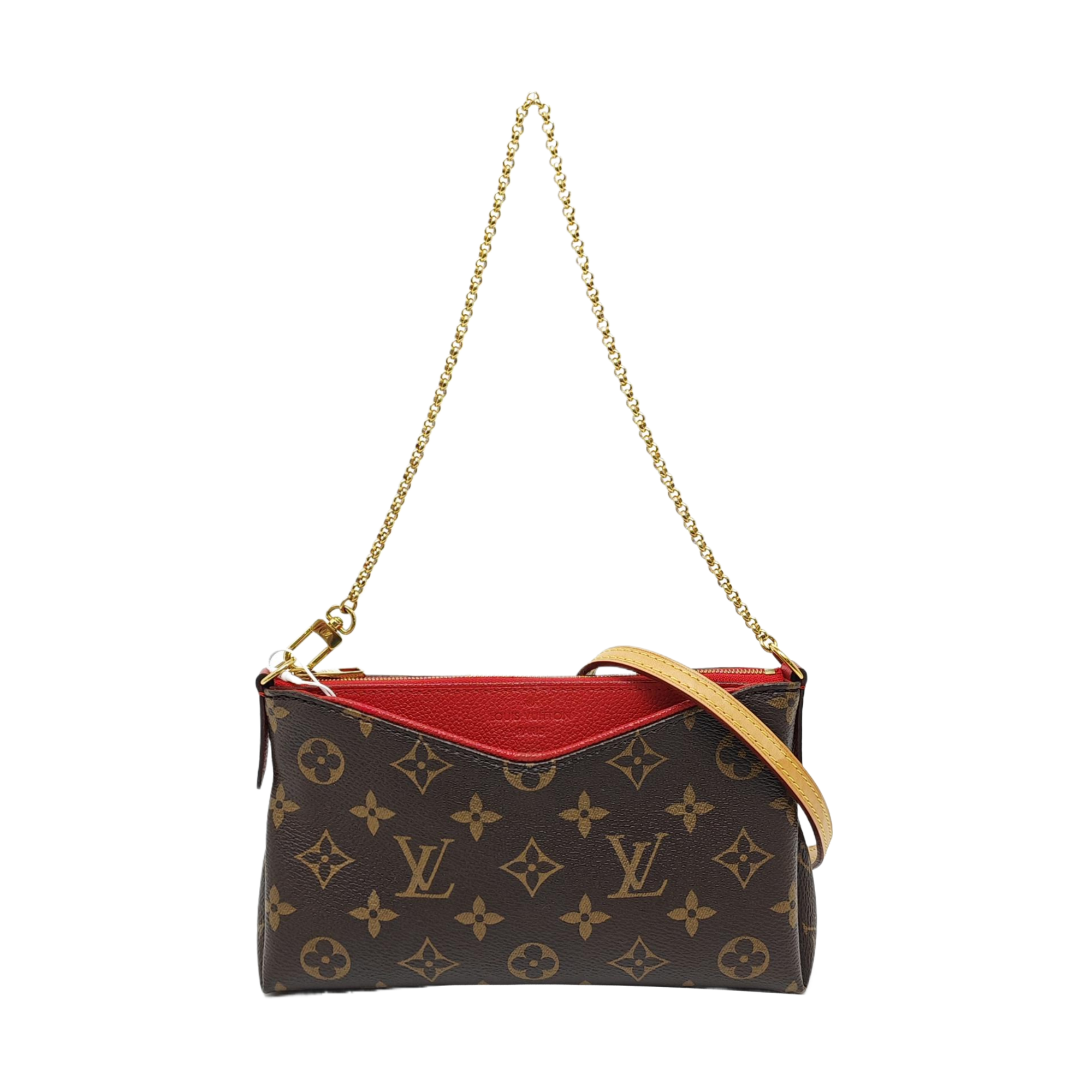 PALLAS BB Monogram Coated Canvas Brown