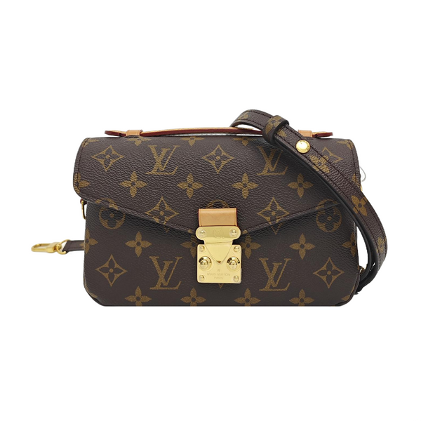 MÉTIS EAST WEST Monogram Coated Canvas Brown
