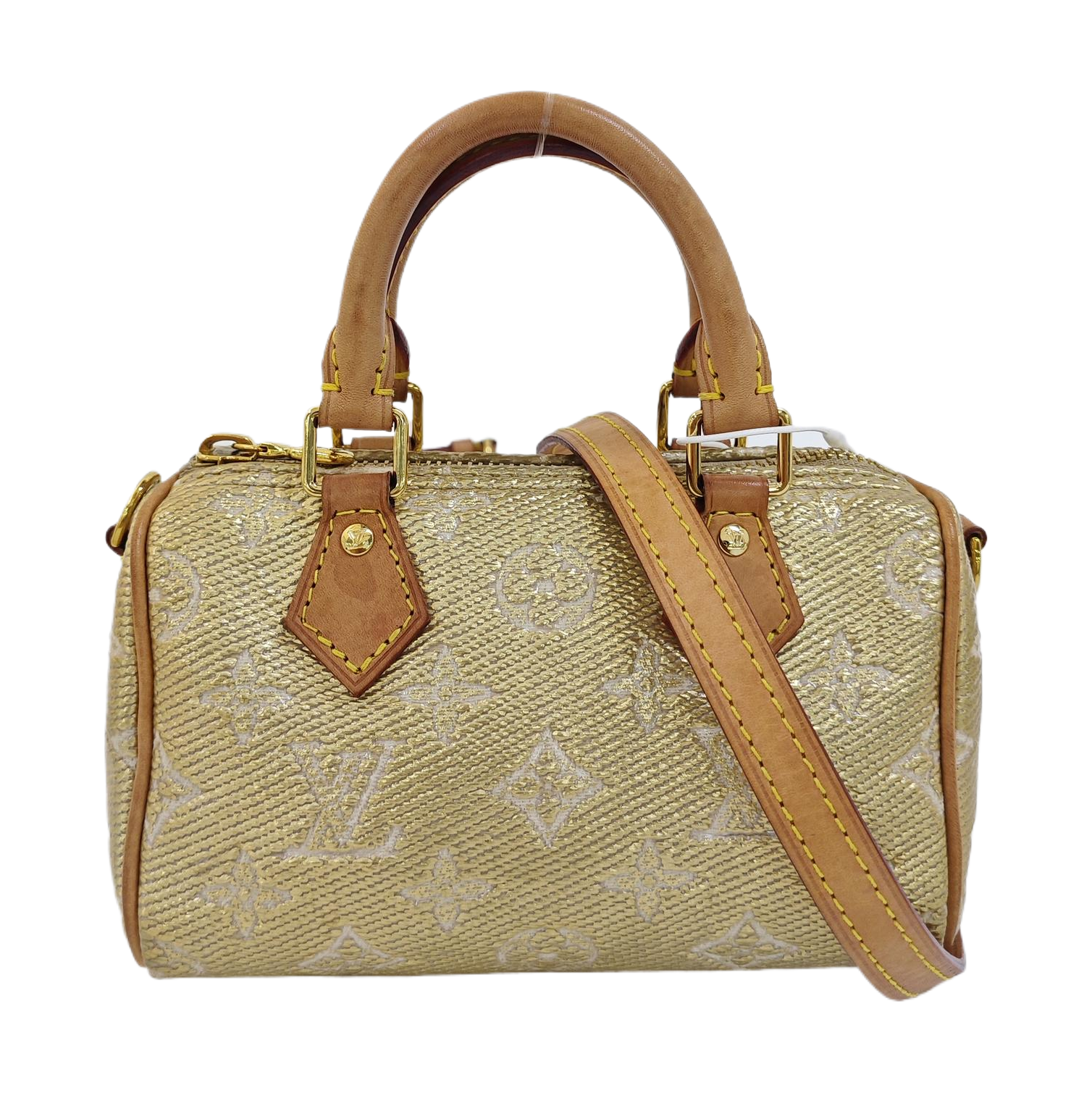 SPEEDY Nano Monogram Special Material Gold