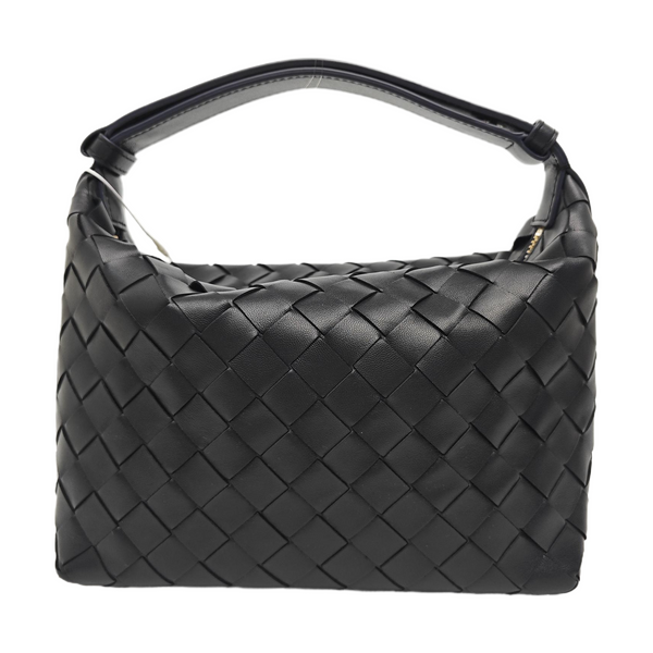 Calfskin Top Handle Bag Black