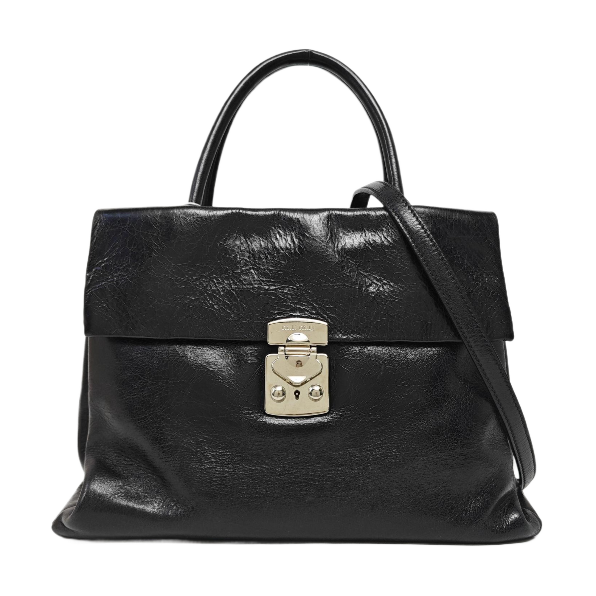 Calfskin Tote Bag Black
