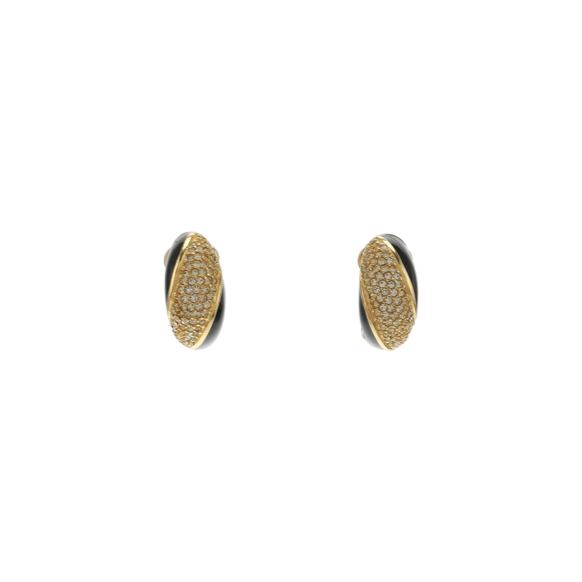 Metal Gold Clip On Earrings