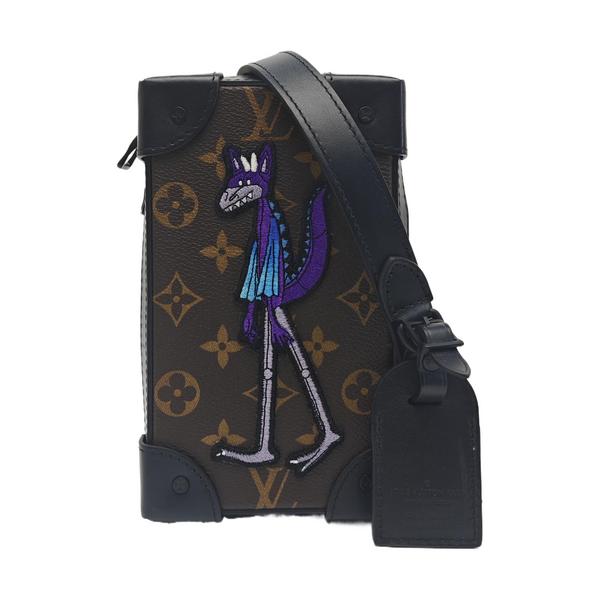 SOFT TRUNK Monogram Coated Canvas Brown