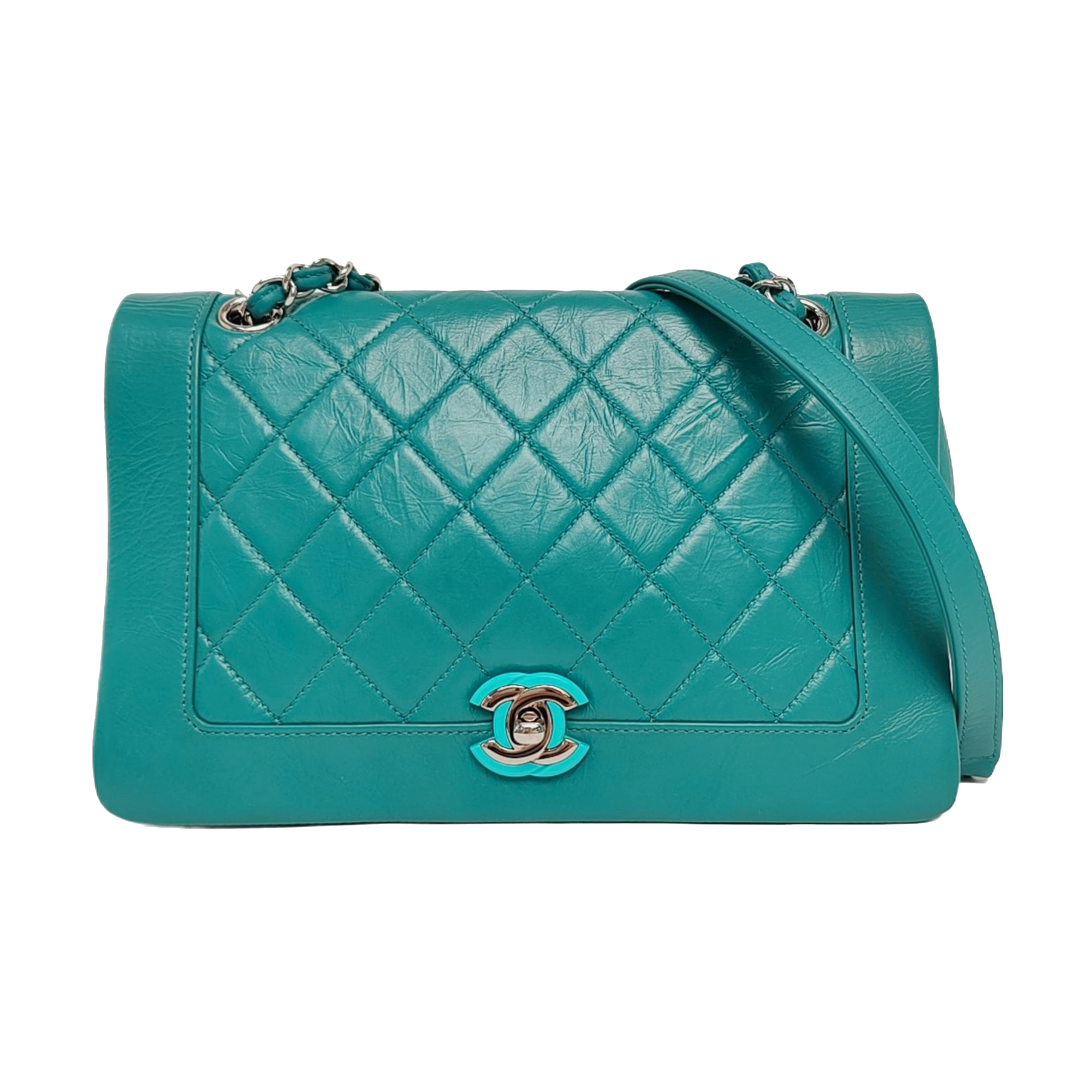 Quilted Calfskin Blue