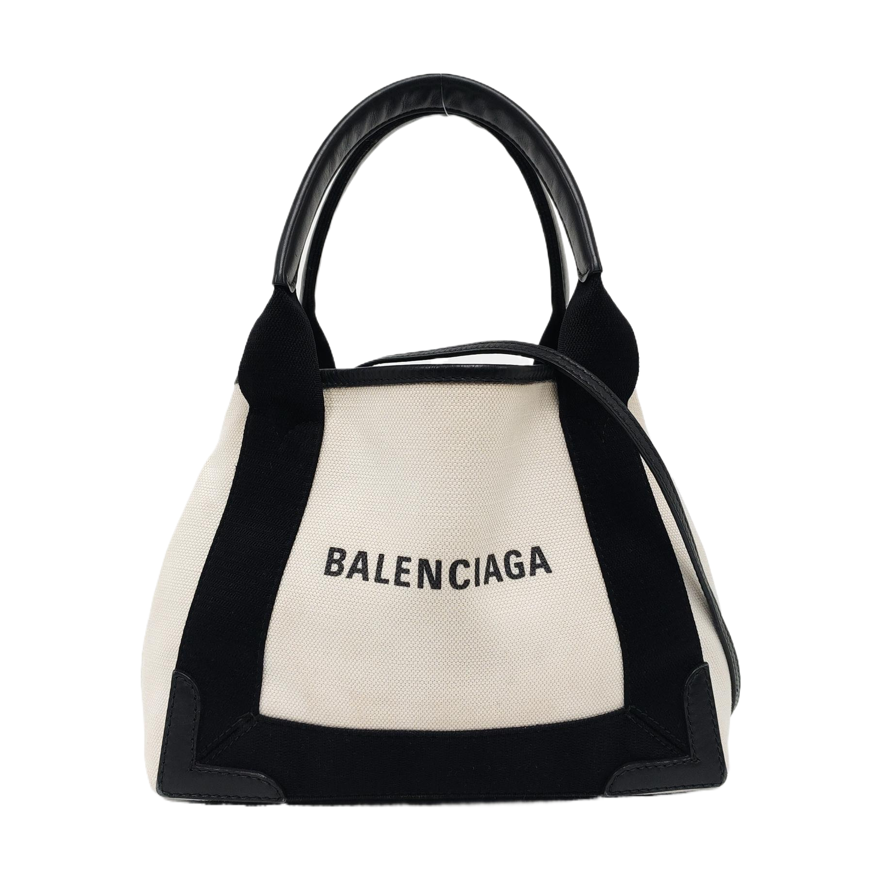 Navy Mini Canvas White