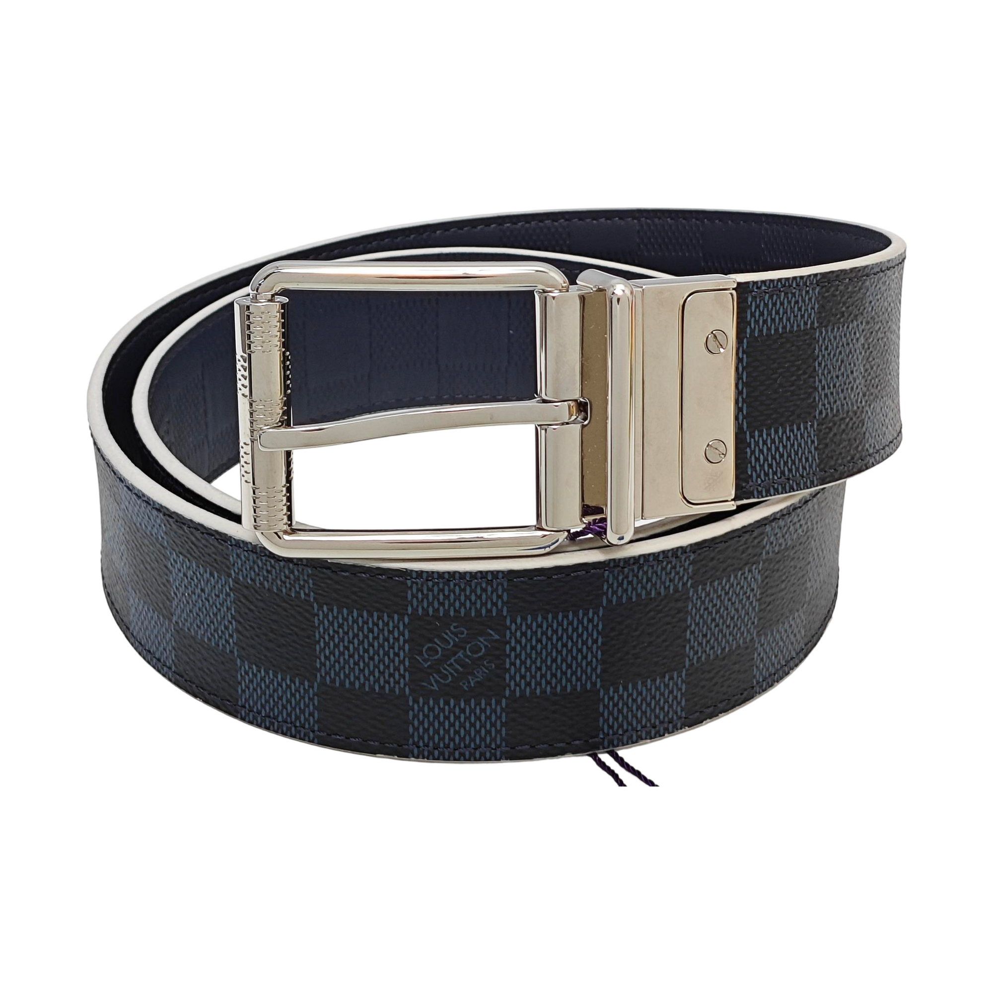 Leather Belt Blue