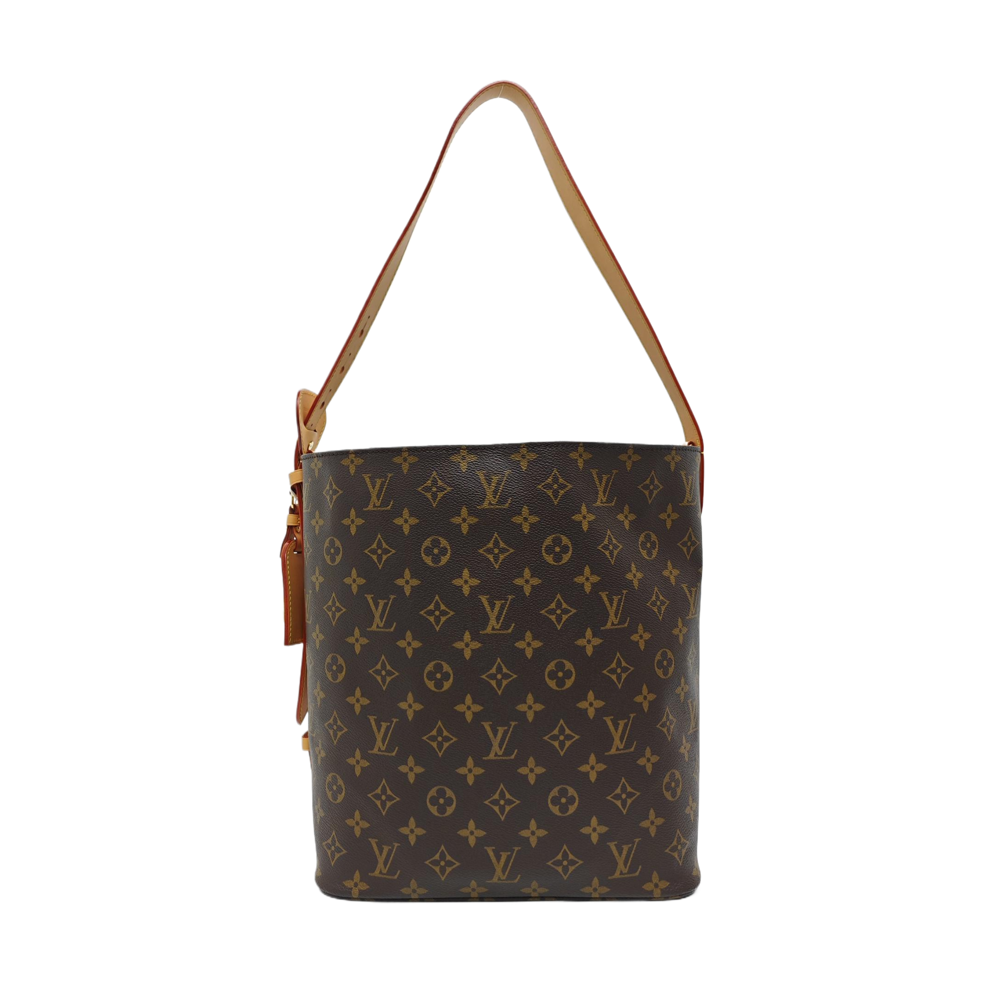 ALL IN GM Monogram Coated Canvas Brown
