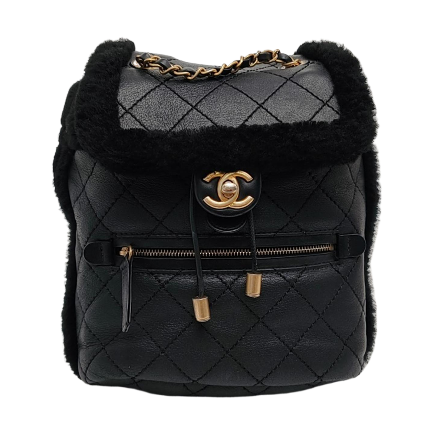 Quilted Lambskin Black