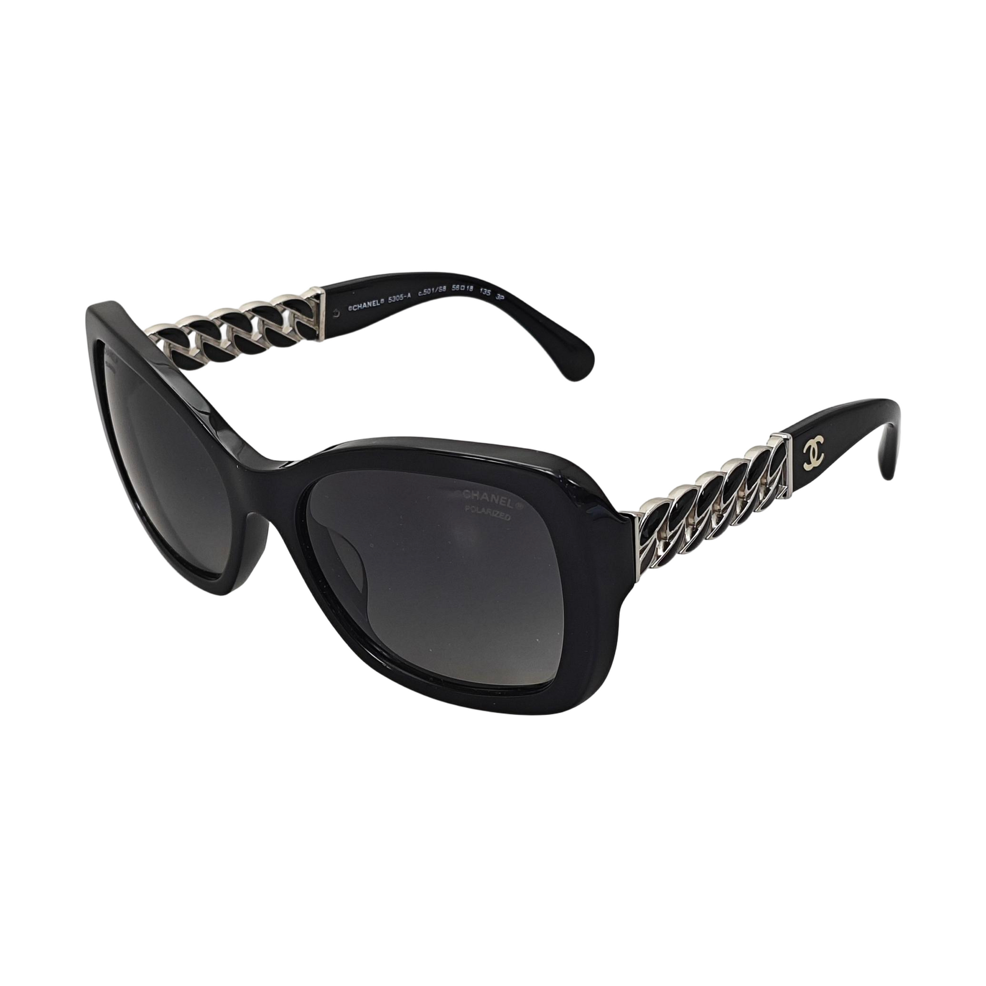 Synthetic Sunglasses Black
