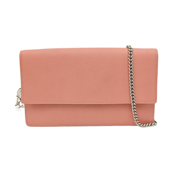 Calfskin Shoulder Bag Pink
