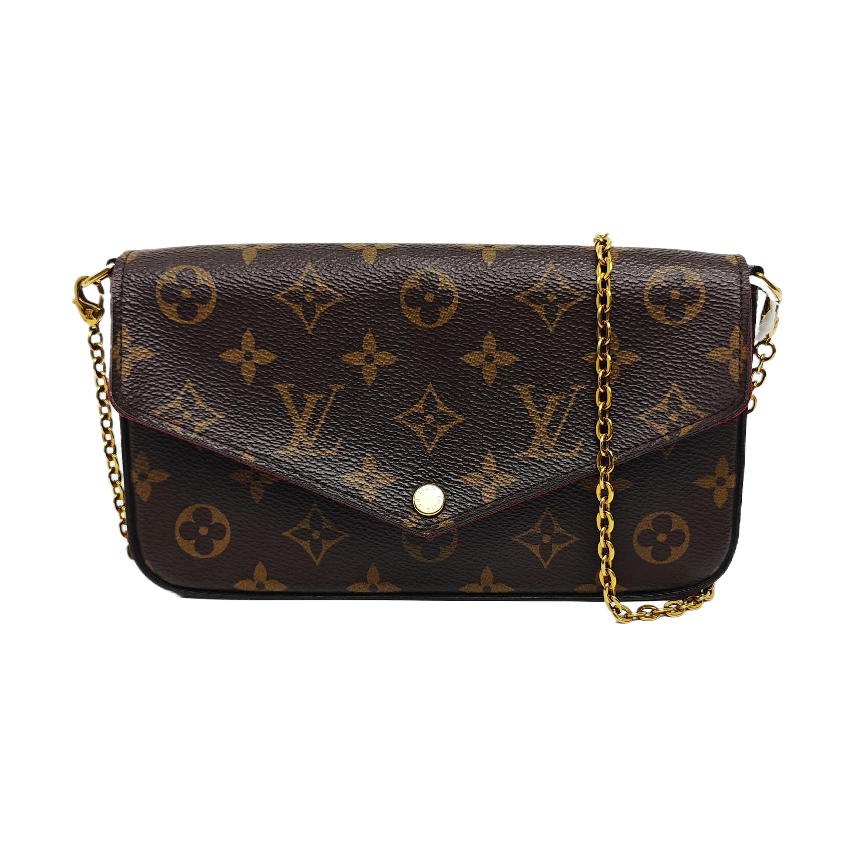FÉLICIE Monogram Coated Canvas Brown