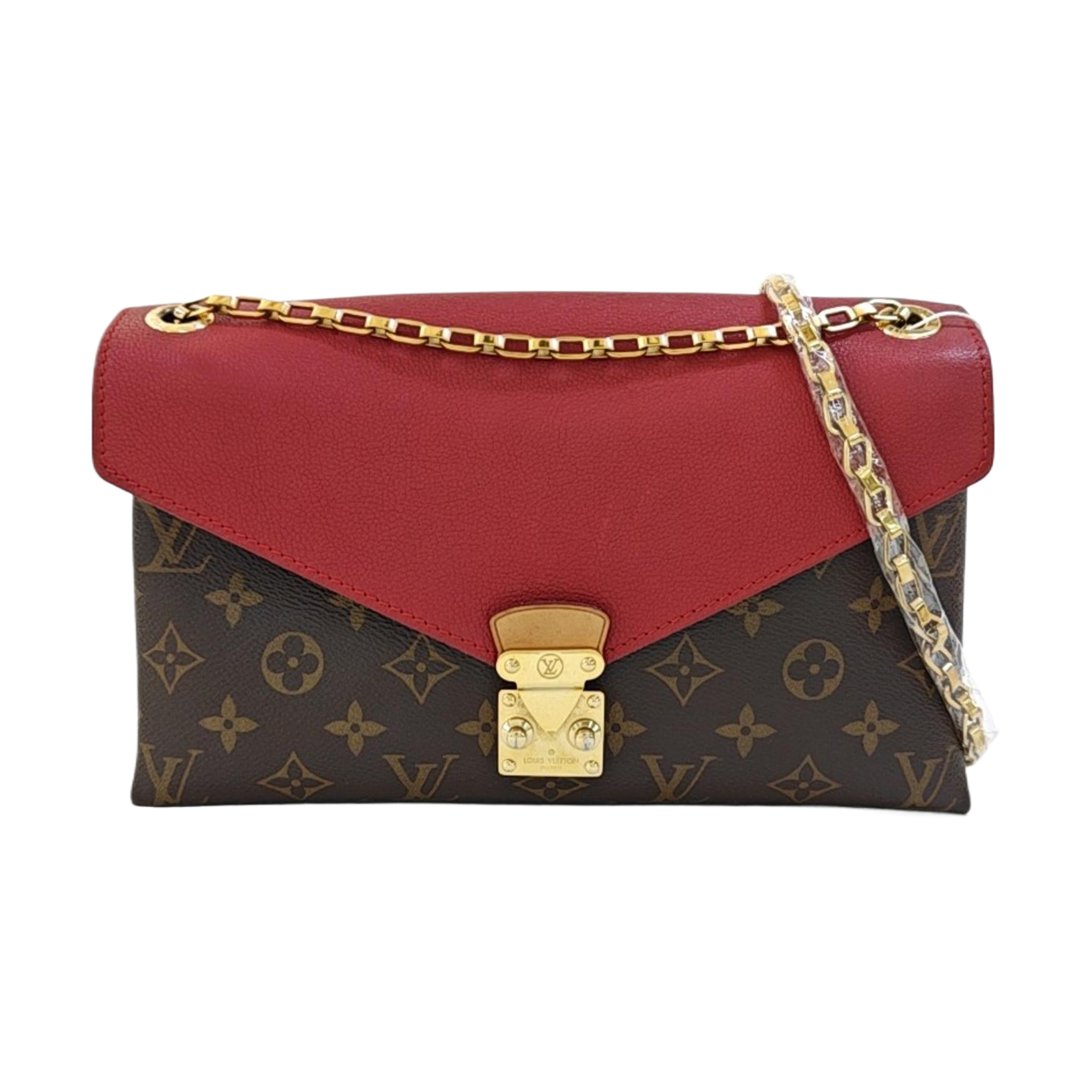 PALLAS BB Monogram Coated Canvas Brown