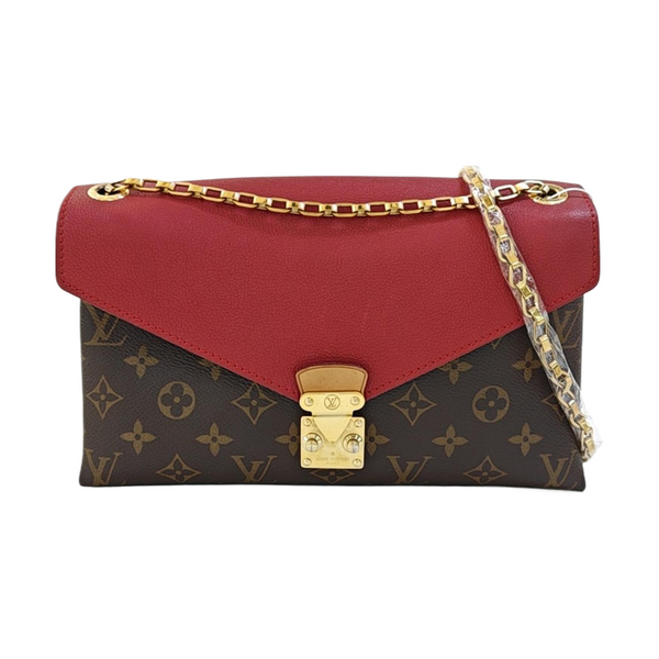 PALLAS BB Monogram Coated Canvas Brown