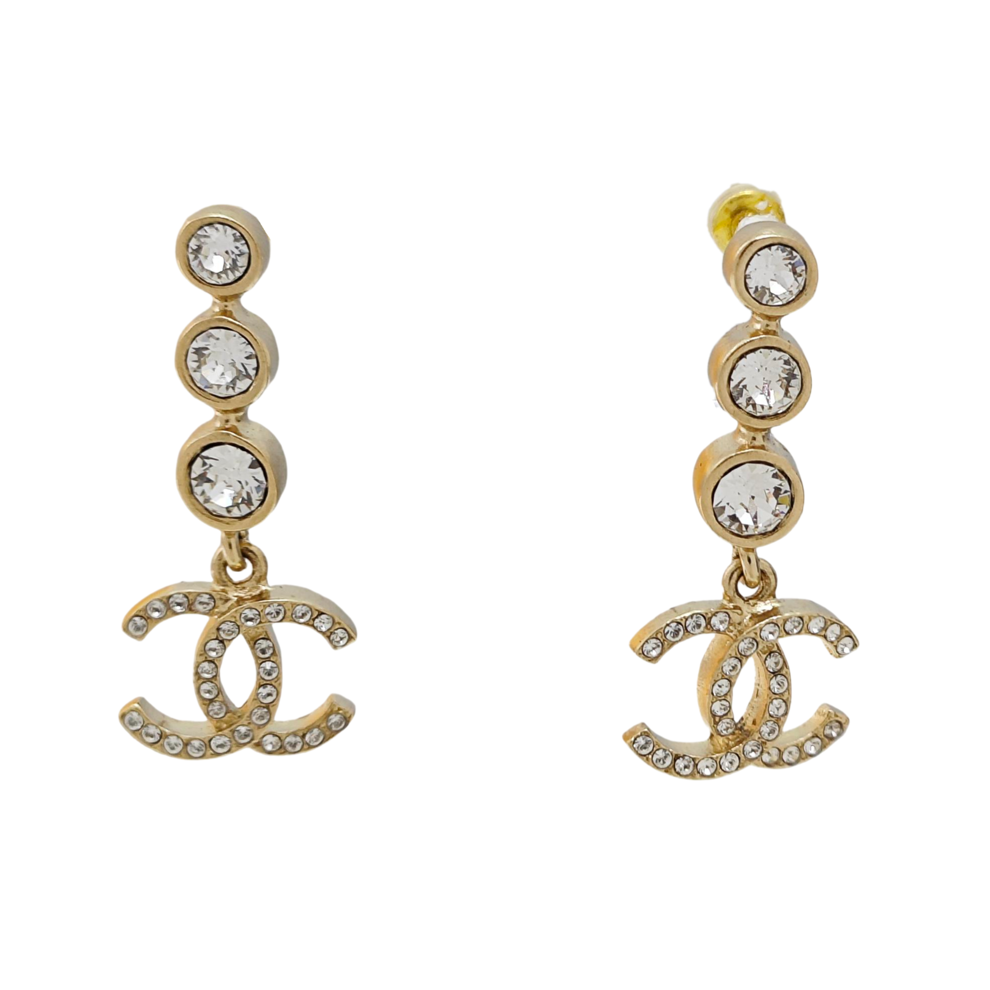 Metal Gold Stud Earrings