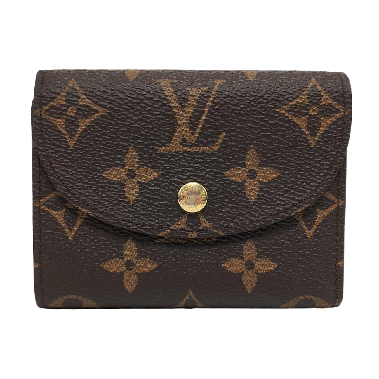 ROSALIE Monogram Coated Canvas Brown Wallet
