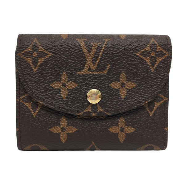 ROSALIE Monogram Coated Canvas Brown Wallet