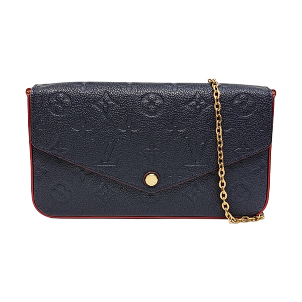 FÉLICIE Monogram Calfskin Blue