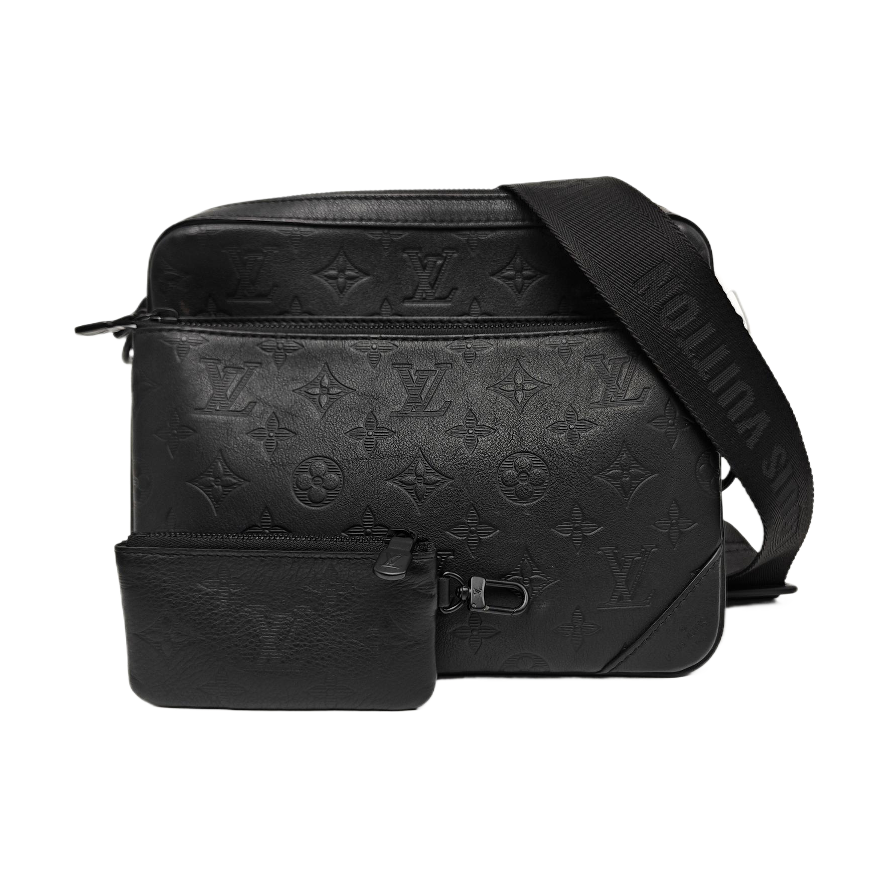 DUO Monogram Calfskin Black
