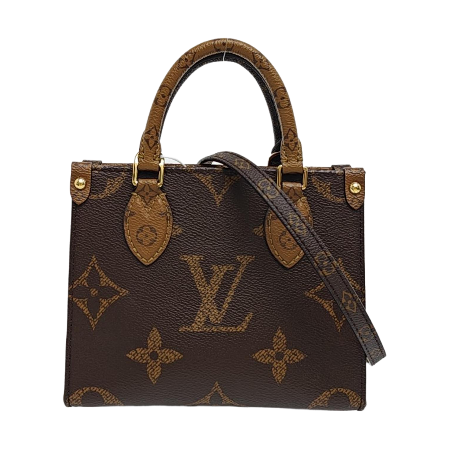 ONTHEGO BB Monogram Coated Canvas Brown
