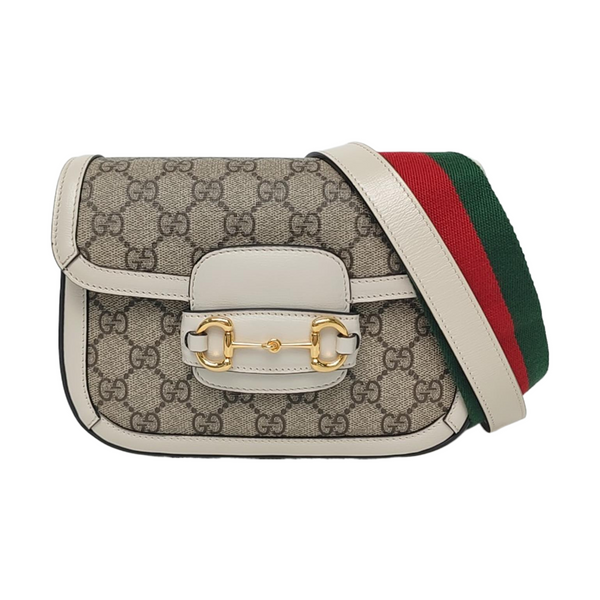 Horsebit 1955 Mini Coated Canvas Beige