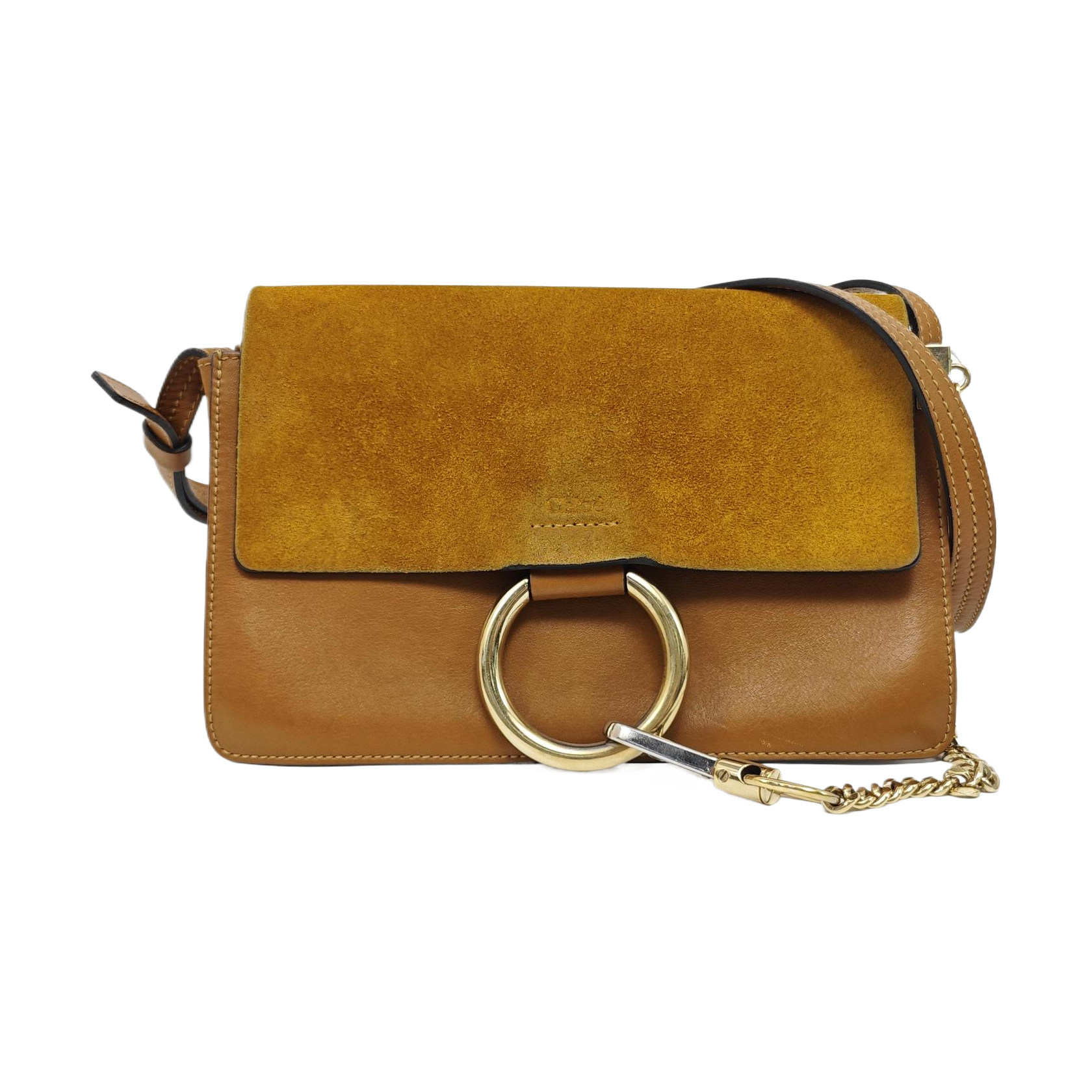 Faye Small Calfskin Brown