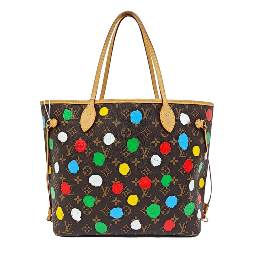 NEVERFULL MM Monogram Coated Canvas Brown