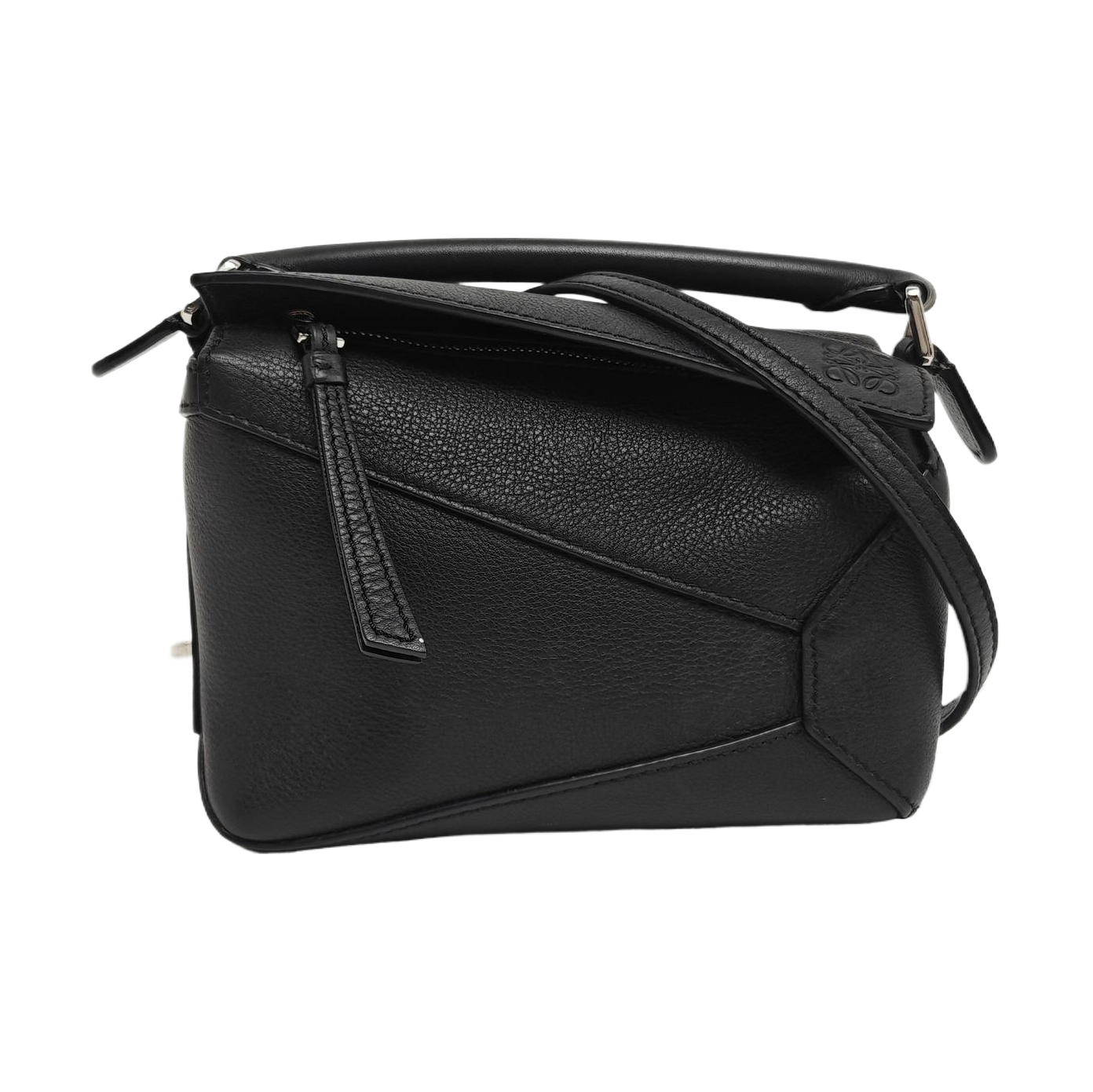 Authenticated pre-owned  Puzzle Mini Calfskin Black - Shoulder Bag at Looply