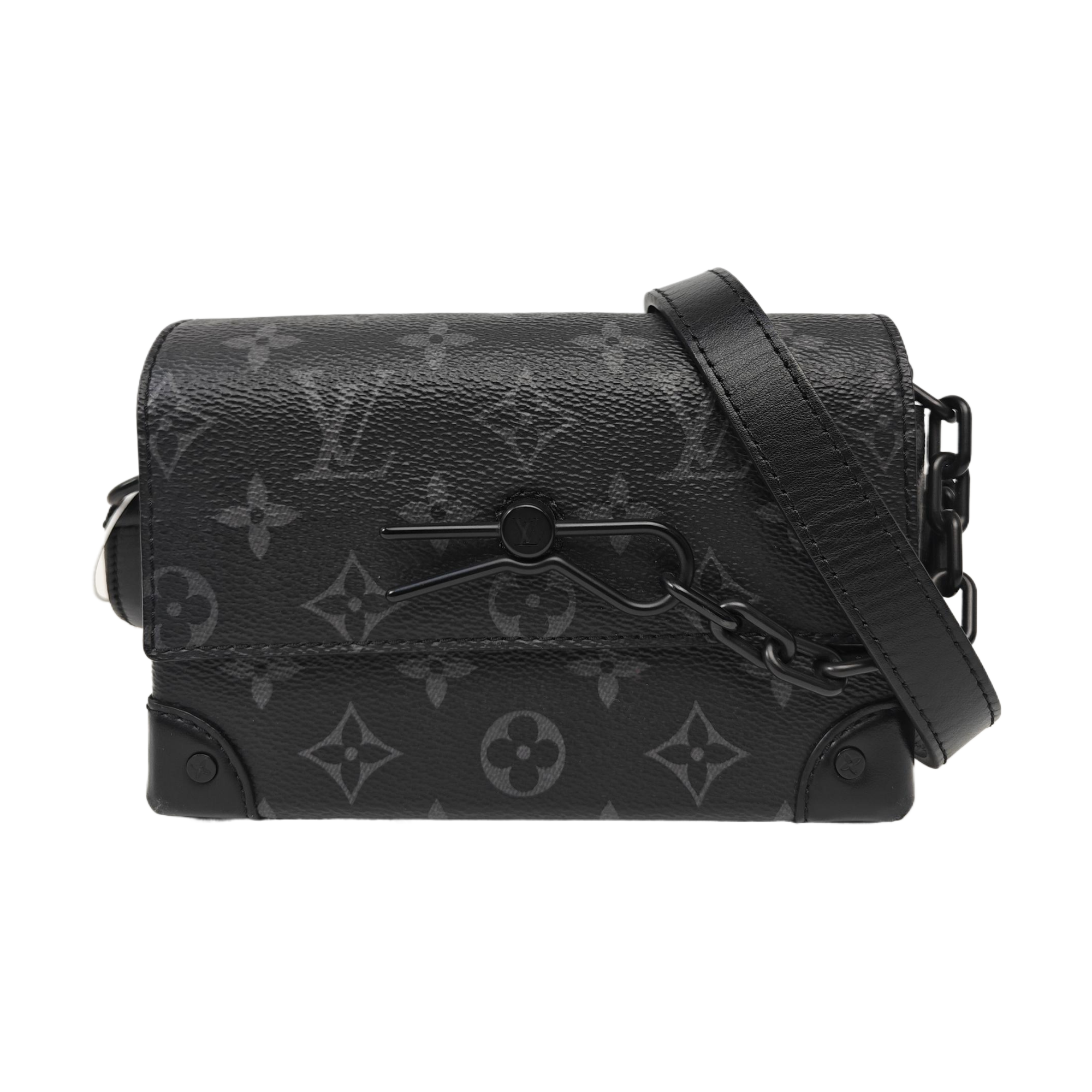 STEAMER Mini Monogram Coated Canvas Black