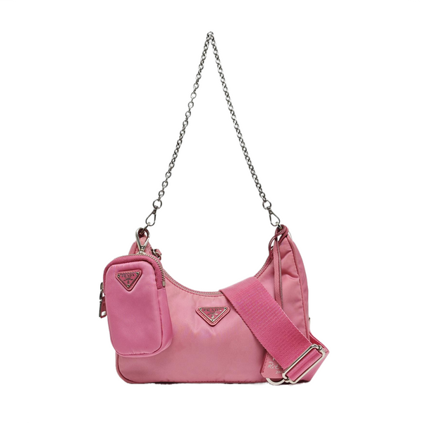 Authenticated pre-owned  Re-Edition2005 Nylon Pink - Shoulder Bag at Looply