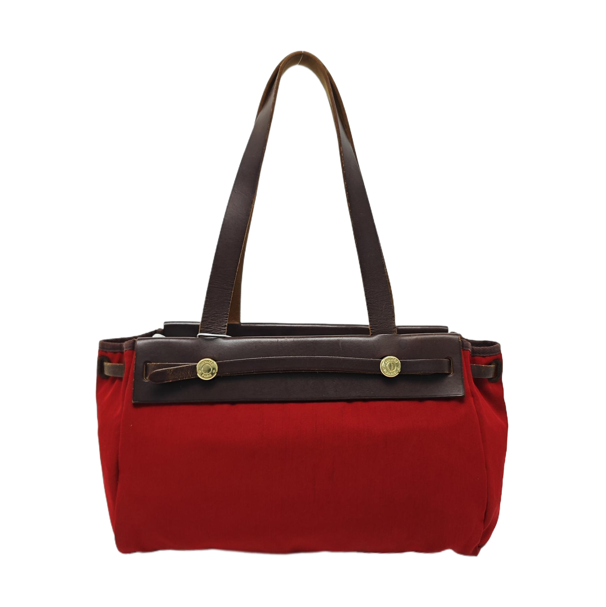 Herbag Cabas Small Canvas Red