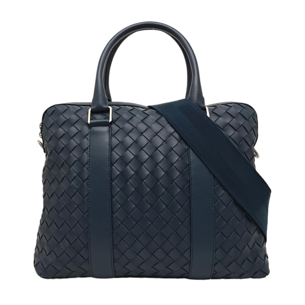 Intrecciato Calfskin Blue