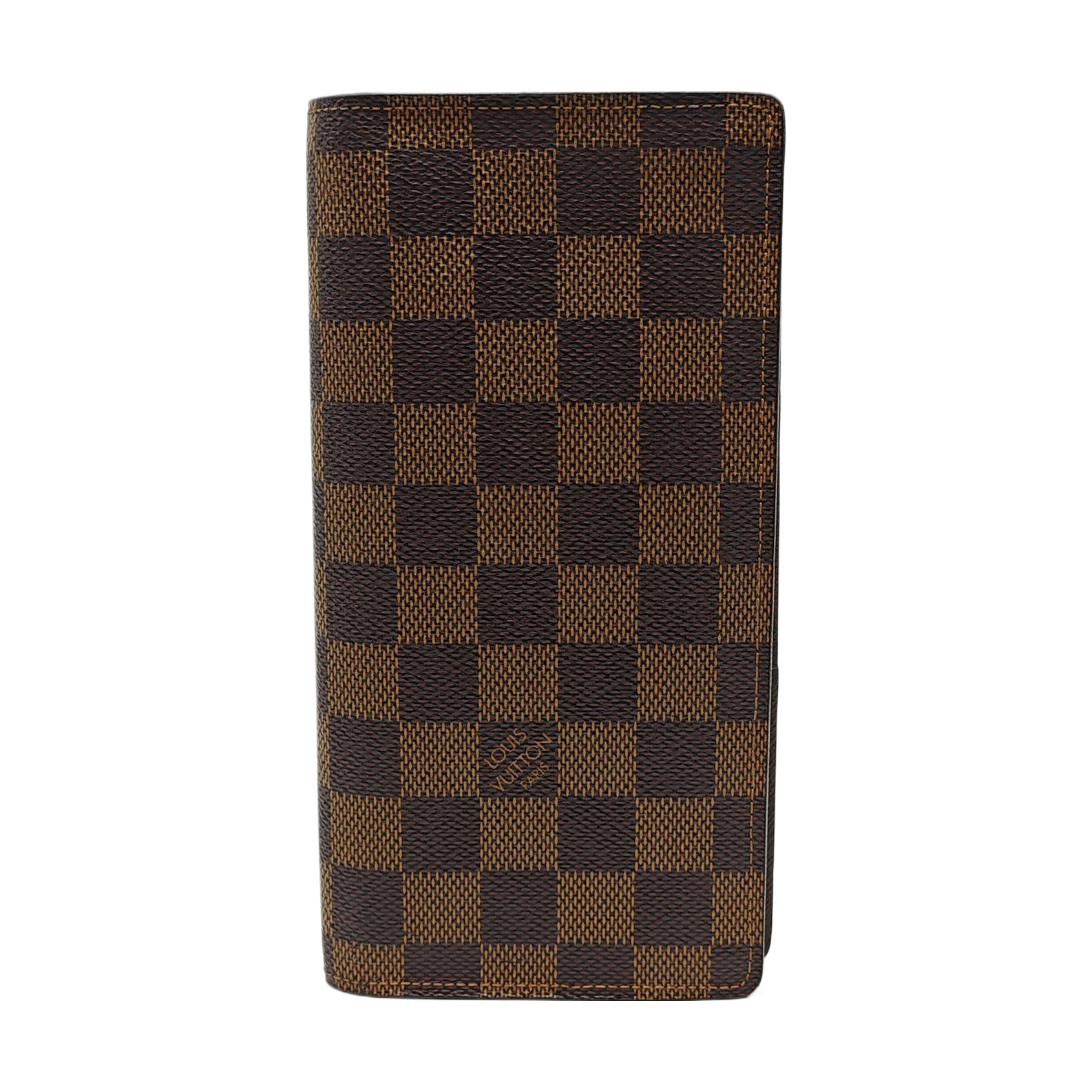 JAMES Damier Ebene Coated Canvas Brown
