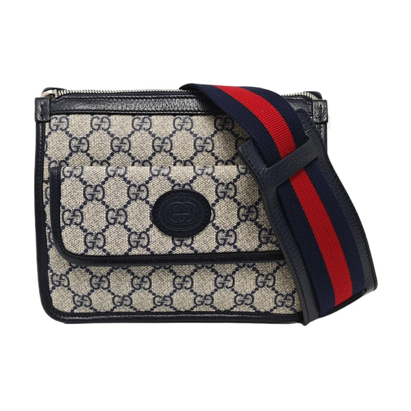 Retro Monogram Coated Canvas Blue