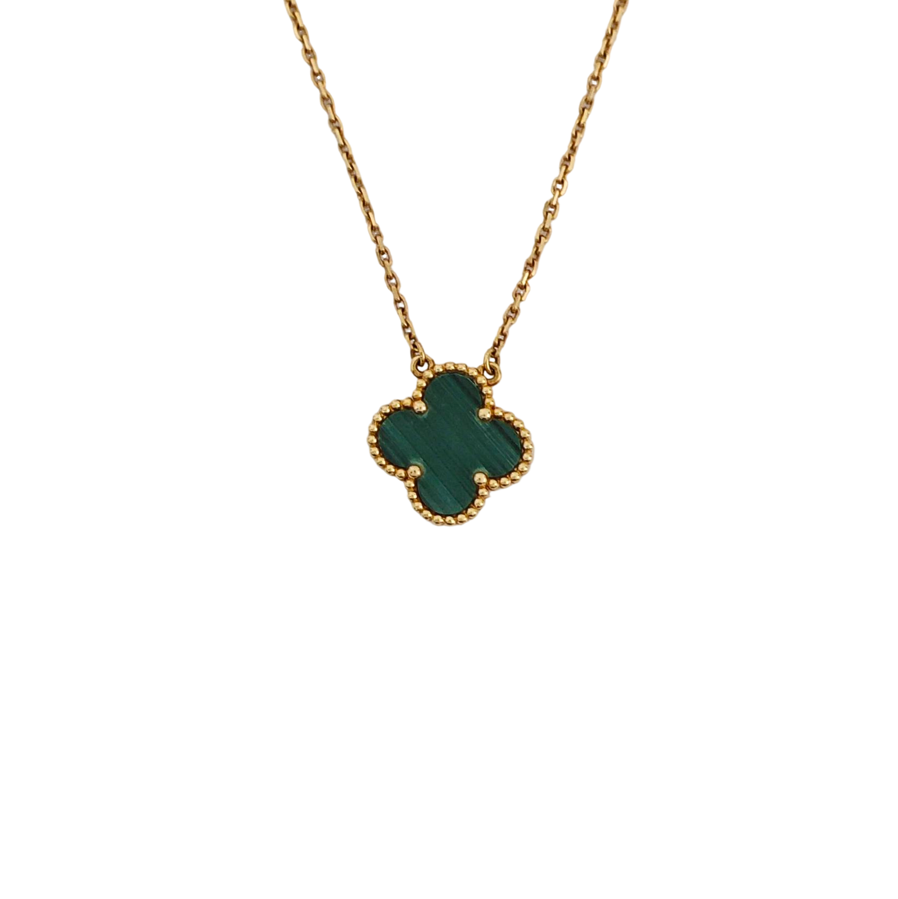 Vintage Alhambra 18k Gold Necklace