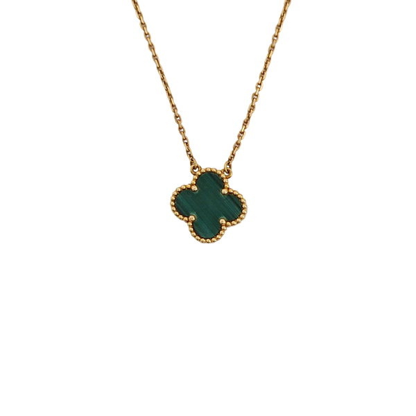 Vintage Alhambra 18k Gold Necklace
