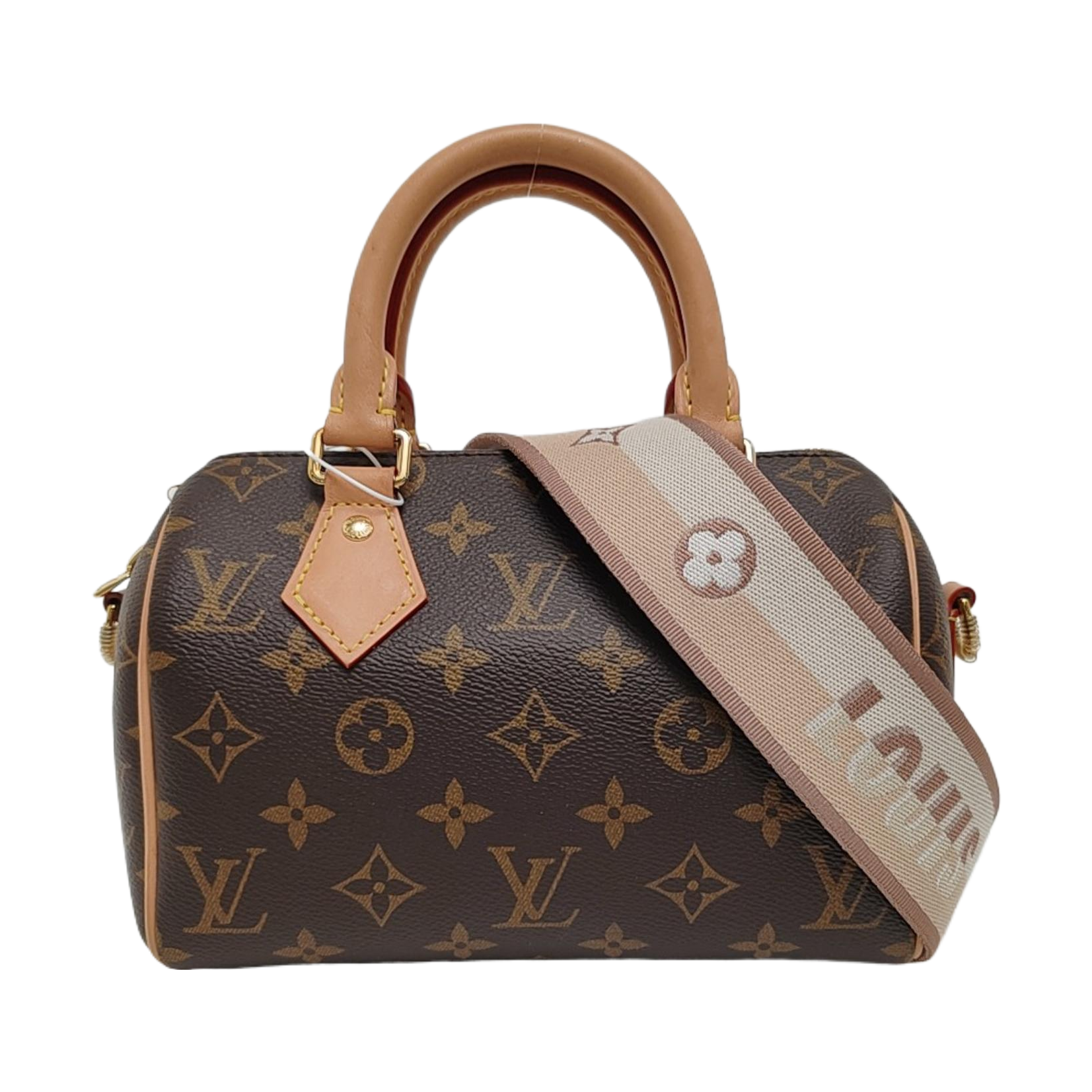 SPEEDY 20 Monogram Coated Canvas Brown