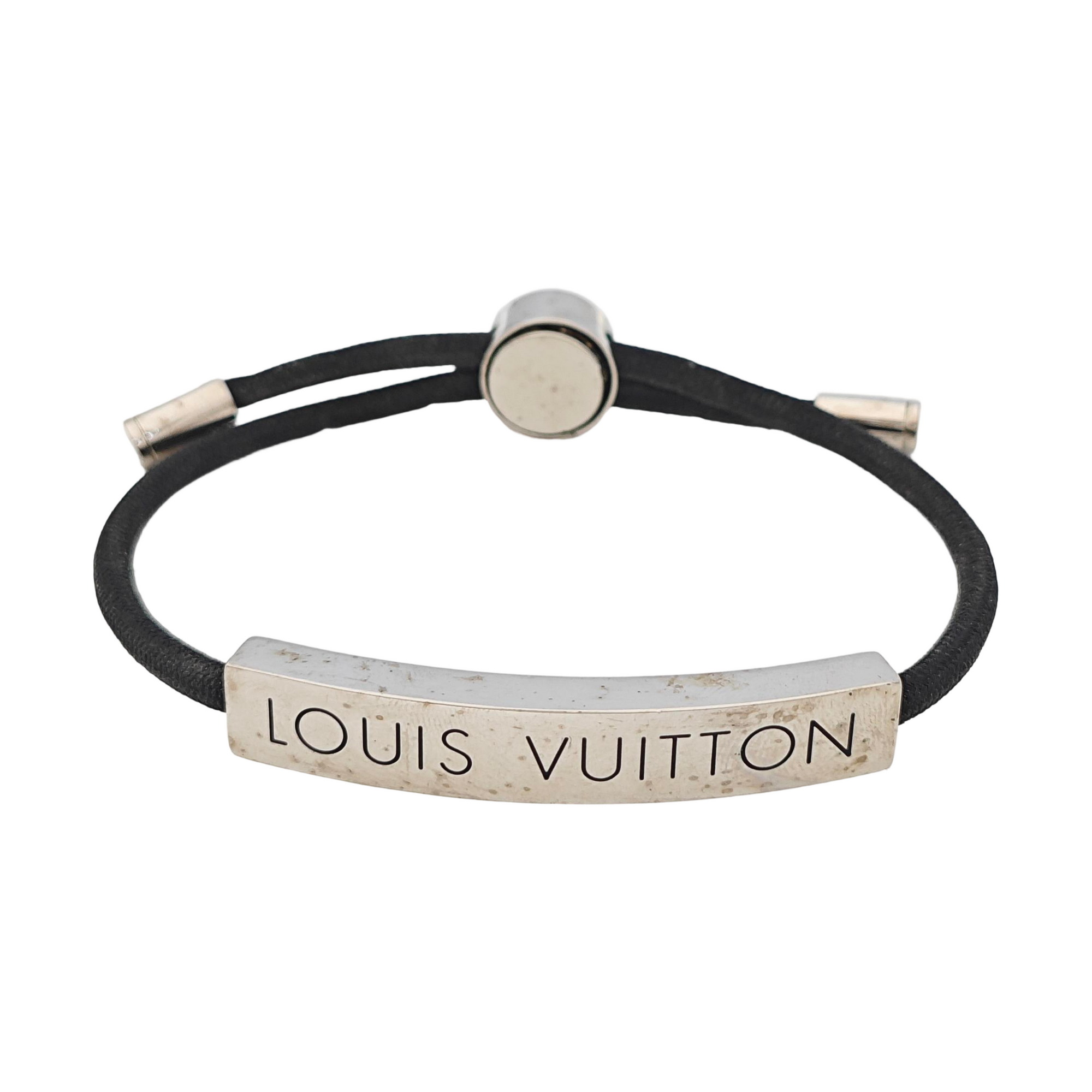 SPACE LV Metal Black Bracelet