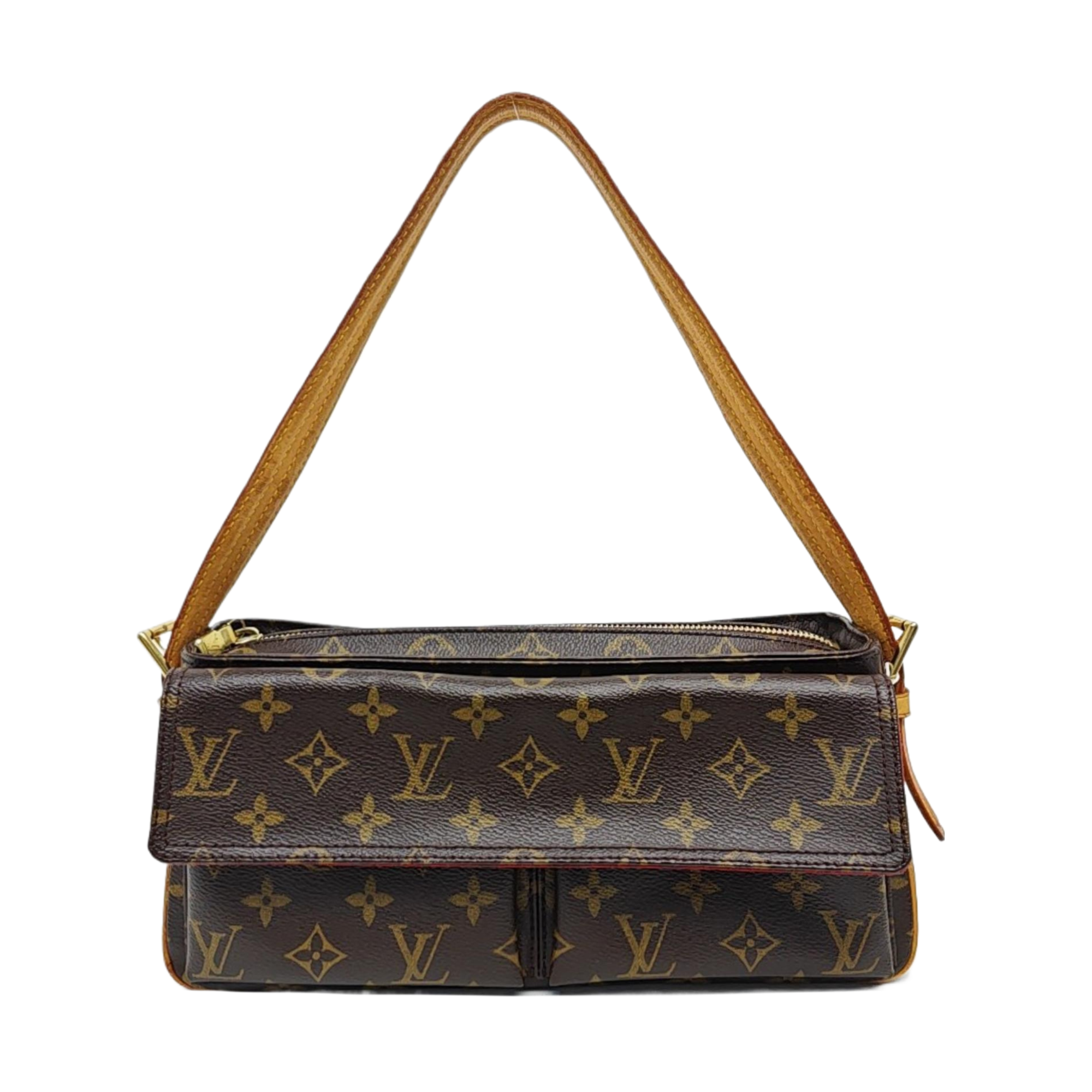VIVA CITE Monogram Coated Canvas Brown