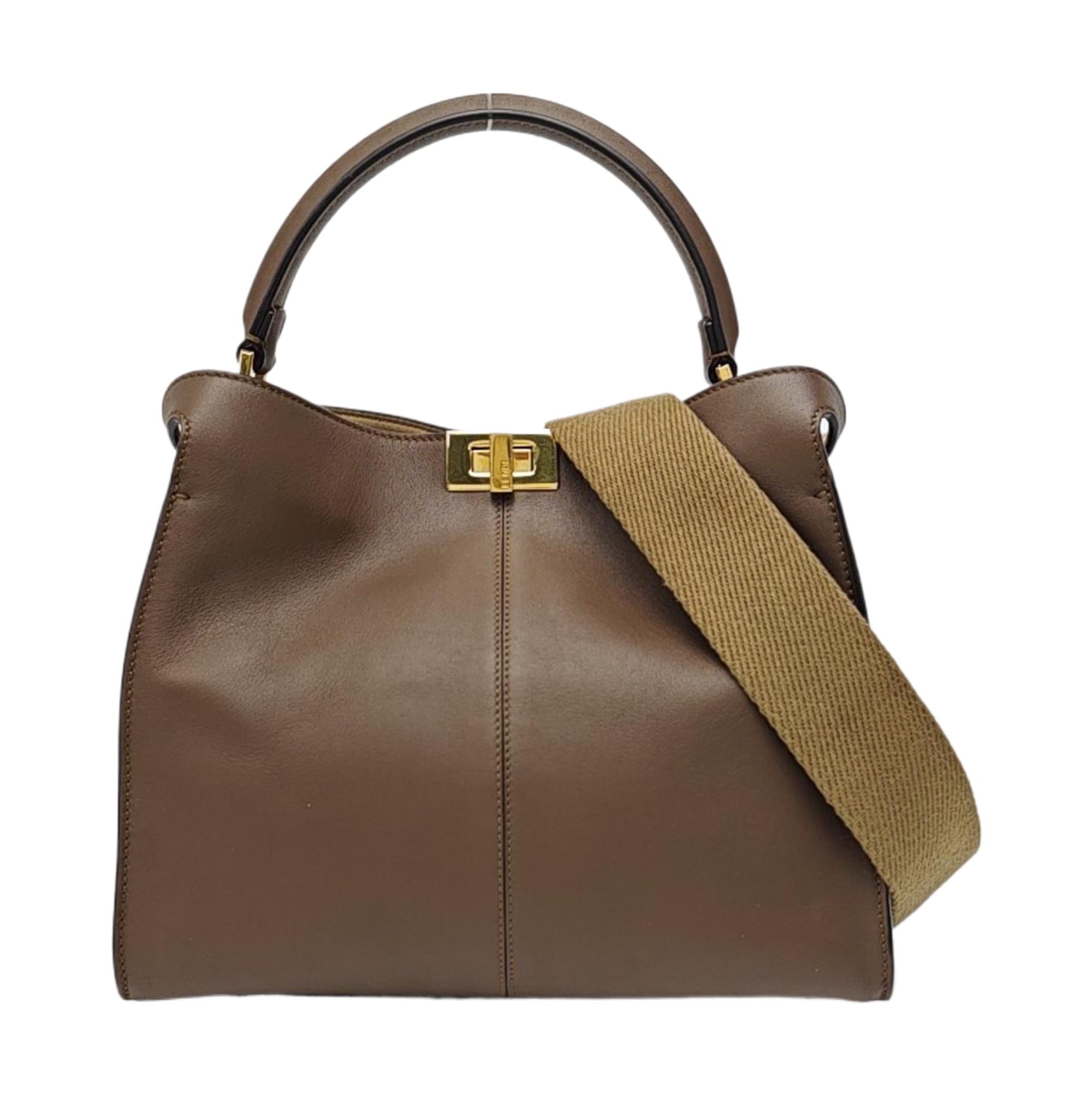 Peekaboo Medium Calfskin Brown