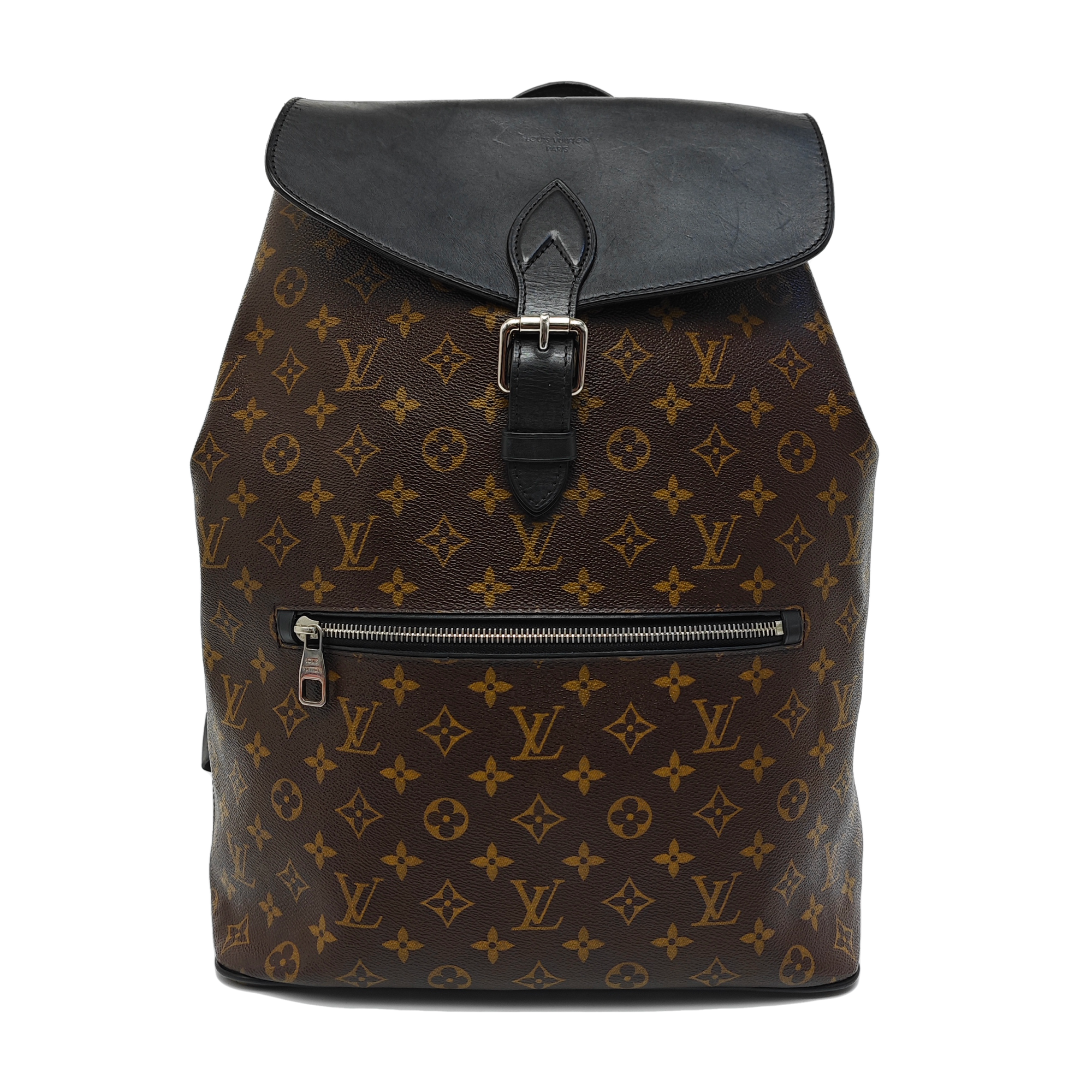 PALK Monogram Coated Canvas Brown
