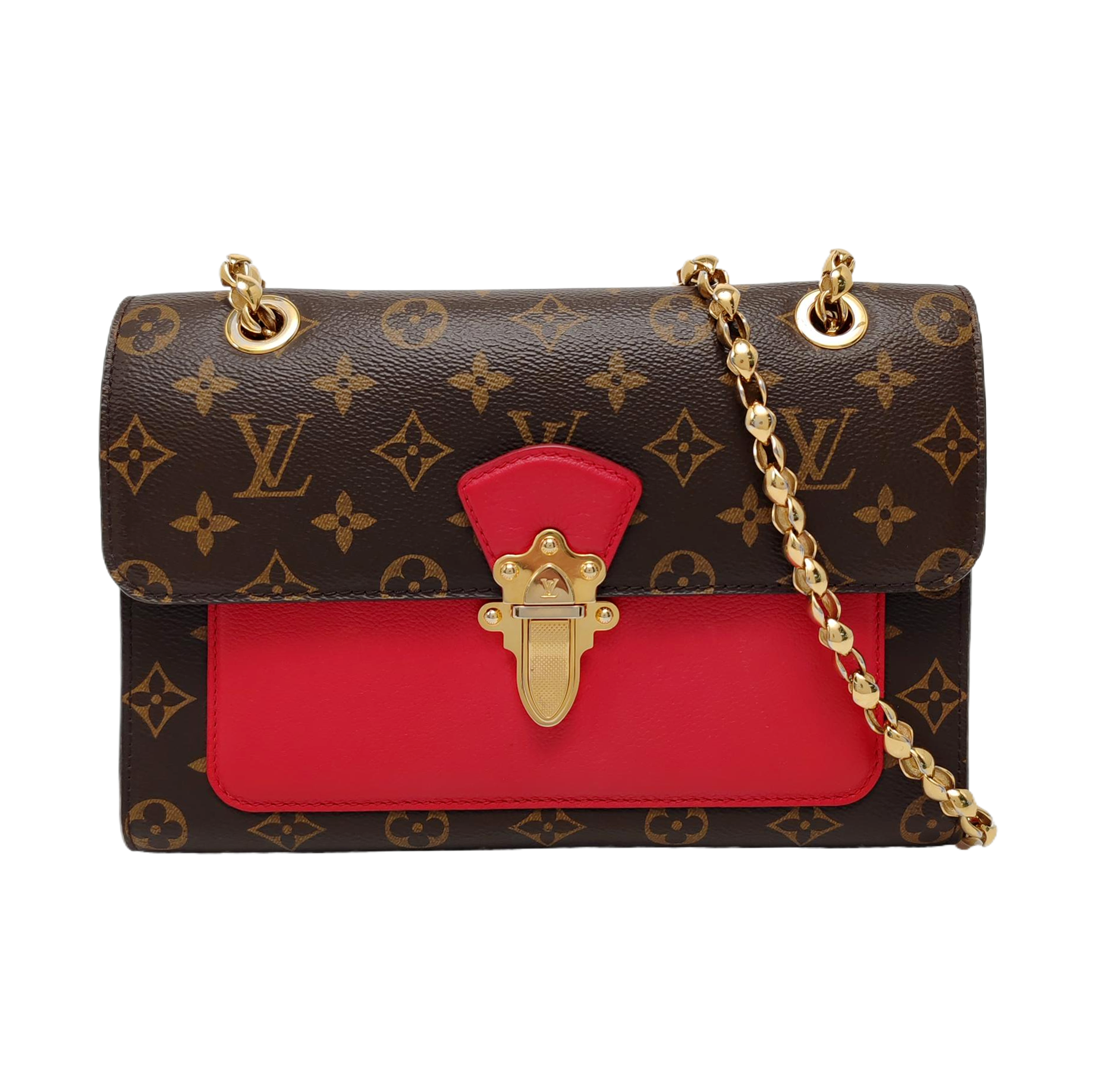 VICTOIRE Monogram Coated Canvas Brown