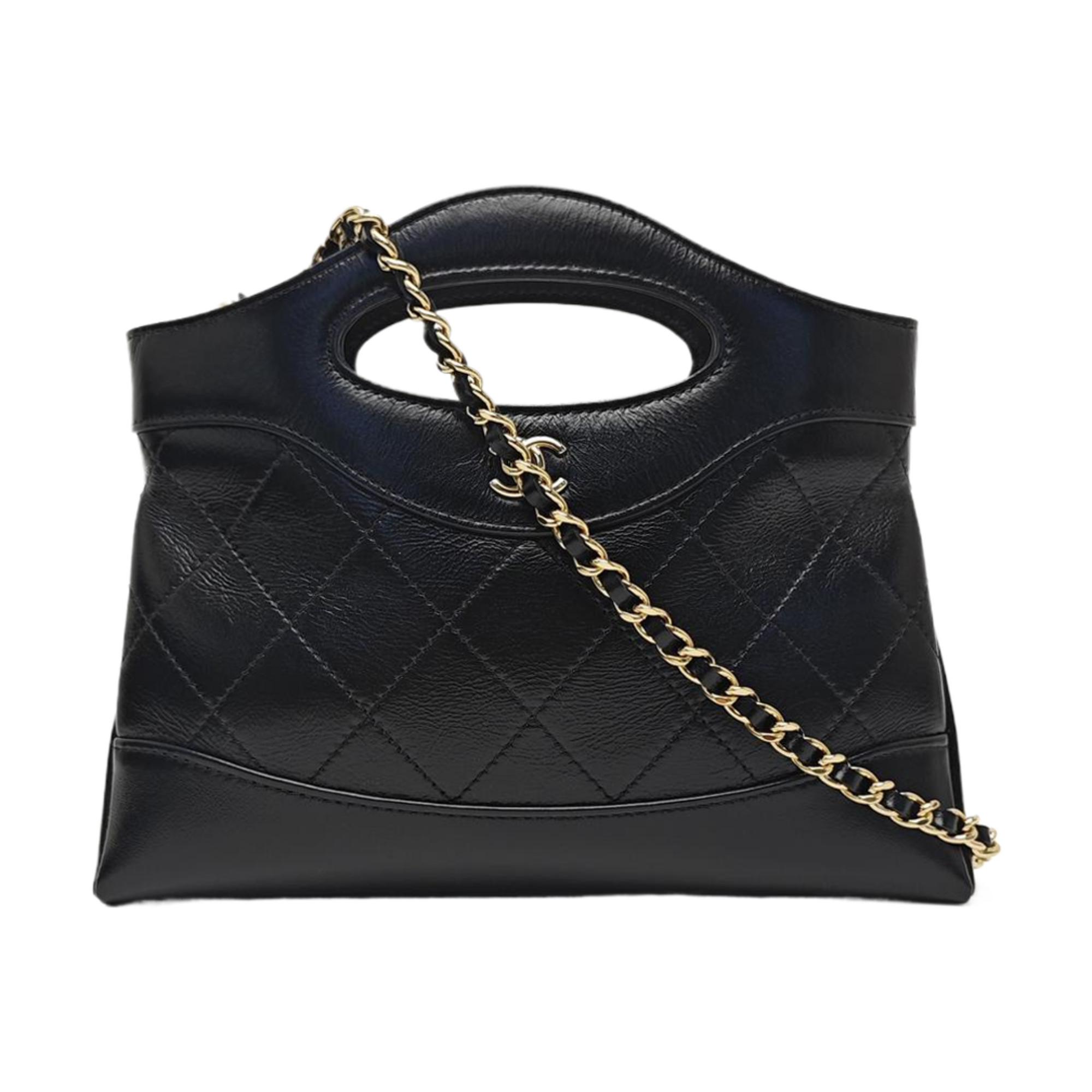 CHANEL 31 Nano Quilted Calfskin Black