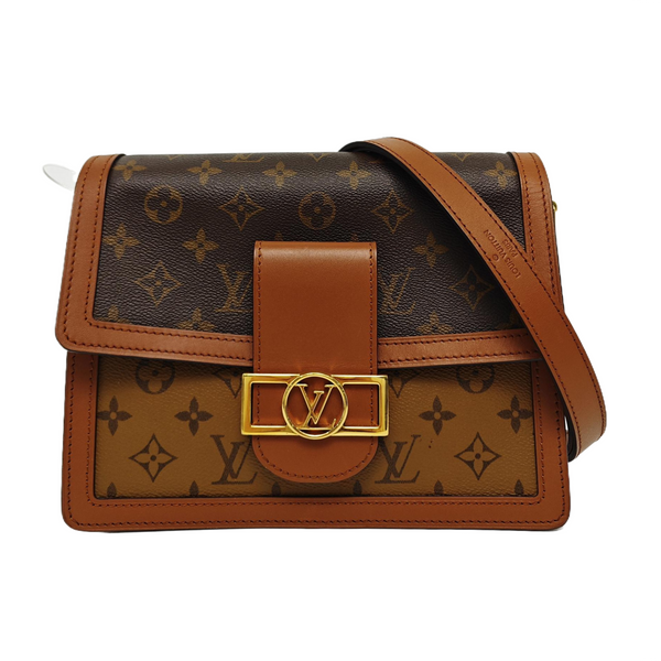 DAUPHINE MM Monogram Coated Canvas Brown
