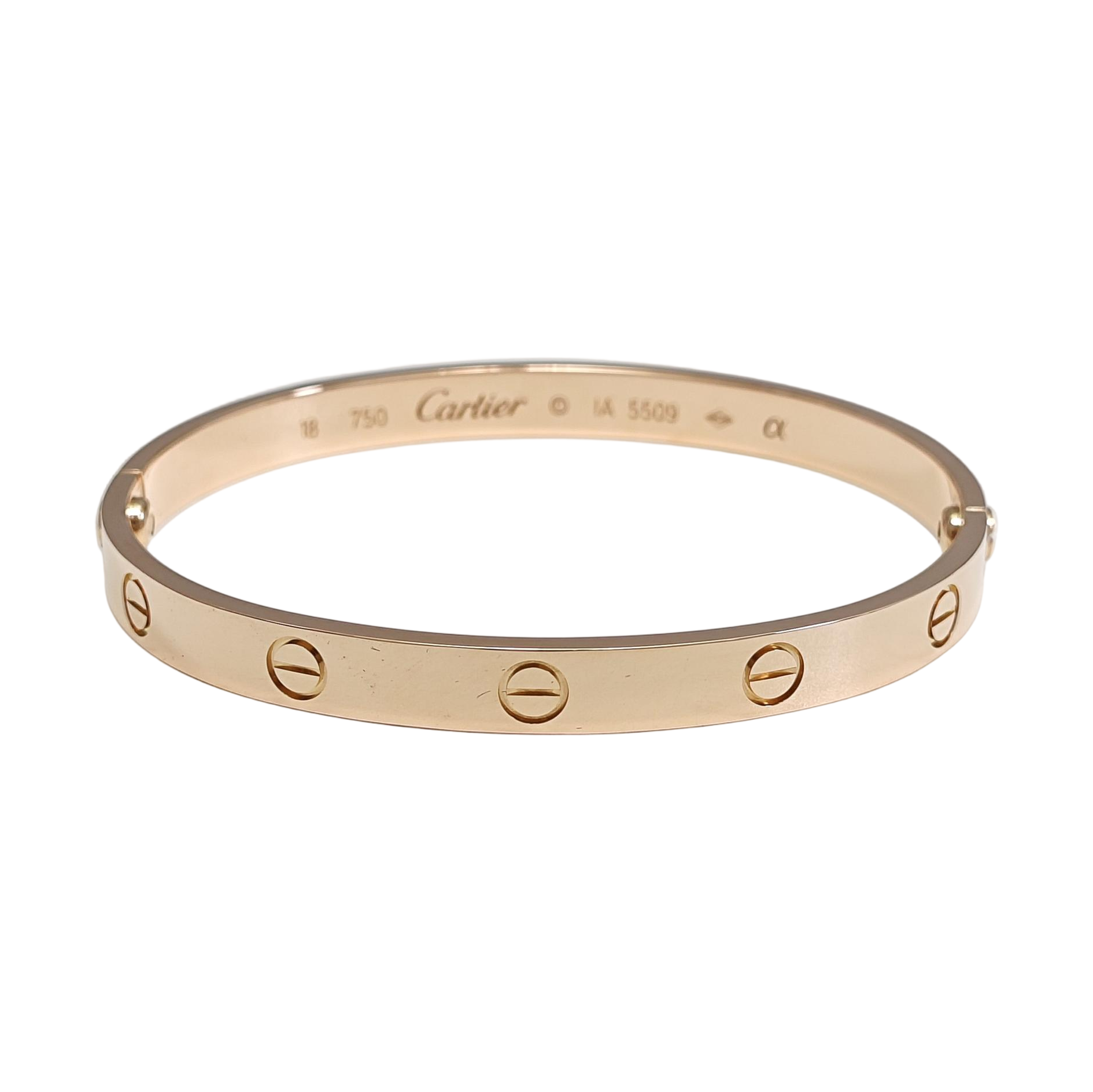 LOVE 18k Rose Gold Bangle