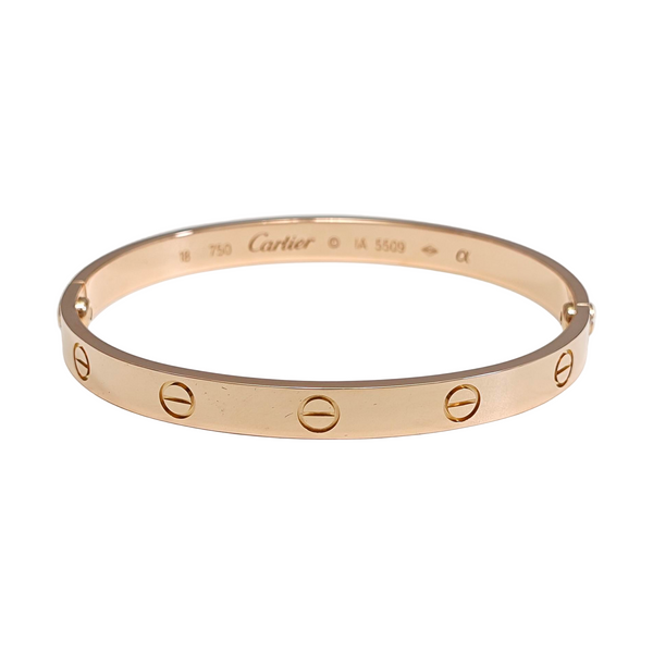 LOVE 18k Rose Gold Bangle