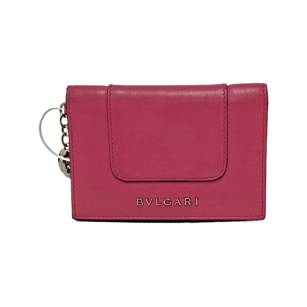 SERPENTI FOREVER Calfskin Red Card Holder