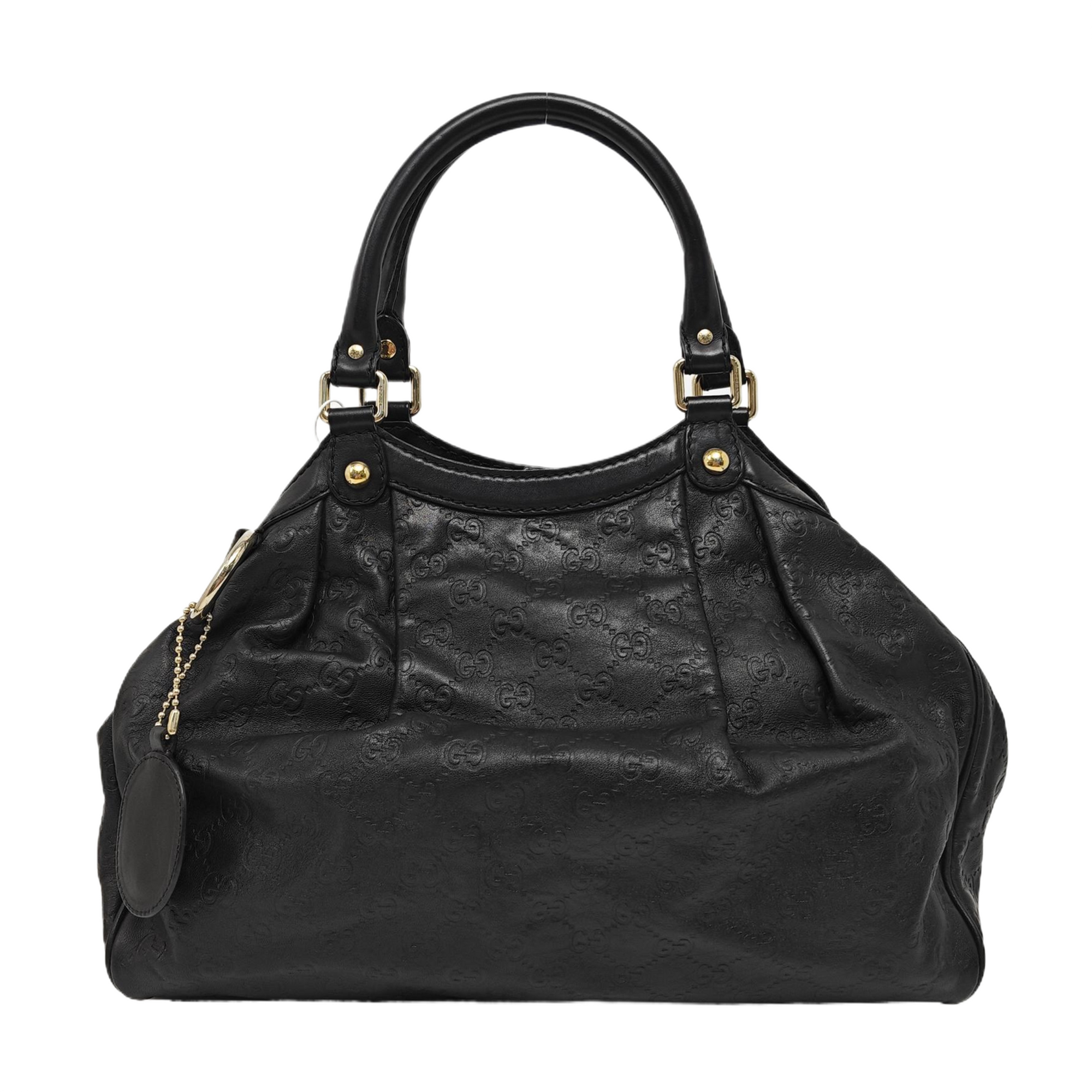 Sukey Monogram Calfskin Black