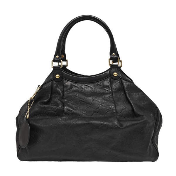 Sukey Monogram Calfskin Black