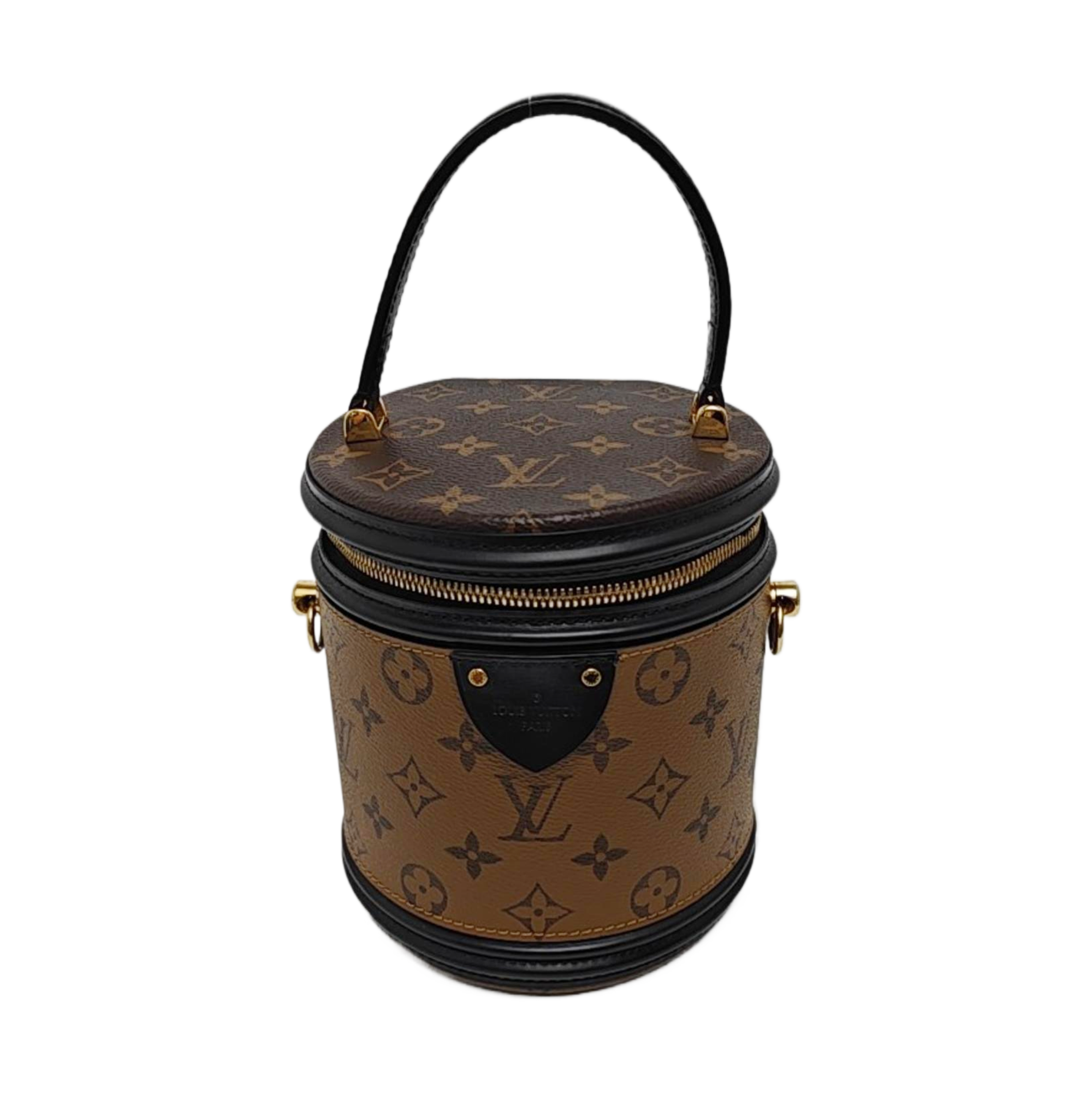CANNES PM Monogram Coated Canvas Brown